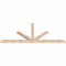 Ekena Millwork Saratoga Smooth Timber Gable Bracket, Douglas Fir, 96"W x 40"H x 3 1/2"D x 3 1/2"F, 10/12 Pitch GBW096X40X0404SAR00SDF - alternate 3